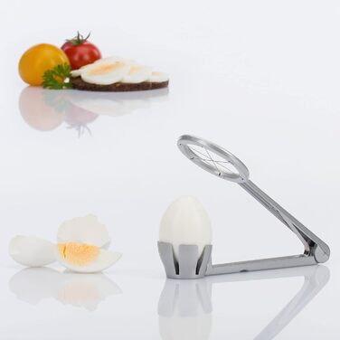 Набір для яєць Westmark, 2 шт. 1 роздільник/дільник яєць Columbus 1 яйце, алюміній / нержавіюча сталь / пластик, сірий / білий / чорний, набір з 106022e6 яєць яйце