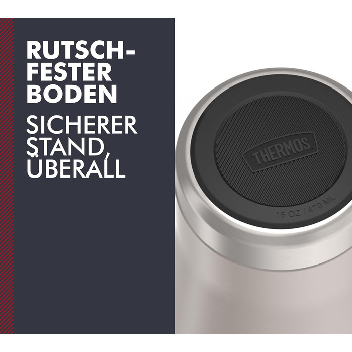 Термос ICON MUG 0,47л, бежевий/пісочний мат, термокружка 470мл, сталевий термос для кави з собою, ізоляційний термос, 7 год гаряче / 22 год холодне, придатний для миття в посудомийній машині, абсолютно герметичний, без BPA 470 мл Бежевий / Пісочний мат