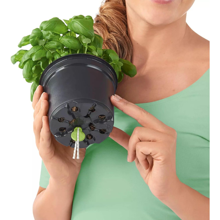 Горщик LECHUZA CUBE Color Triple (Сірий Шлахтер) 13680 (40x14x13,5 см)