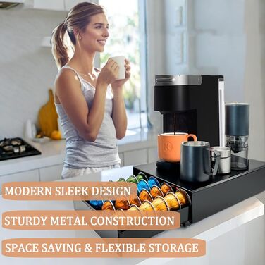 Організатор для капсул кави Nespresso Vertuo та Dolce Gusto, вміщує до 40 капсул