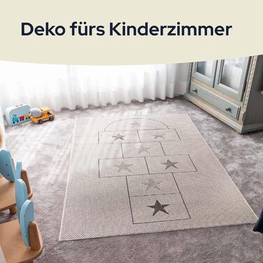 Дитячий килимок Primaflor - CABANE Lion, Oeko-TEX Сертифікований килимок для дитячої та дитячої кімнати в сизалевому вигляді, Високоякісний ігровий килимок для хлопчиків і дівчаток, Підходить для внутрішнього та зовнішнього використання (135x190 см, надув