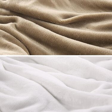 Електричний ковдрик-плед з 4 рівнями нагріву та автовимкнення через 6 годин, 130x180 см, м'який фланель, для зігрівання тіла, машинне прання