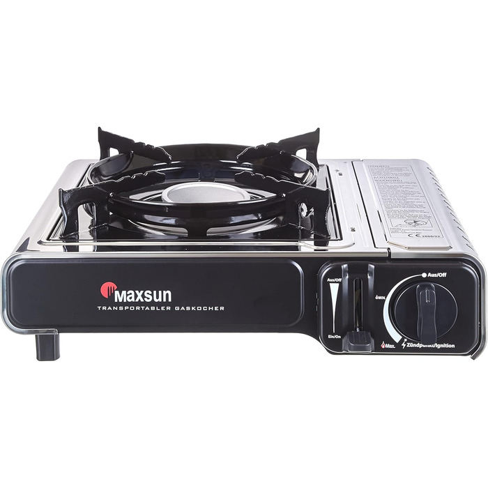 Газовий балонний нагрівач Maxsun з нержавіючої сталі з кейсом