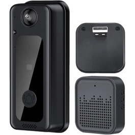 Бездротова відео-дзвінок Smart WiFi з камерою, нічне бачення, двосторонній аудіо, відео в реальному часі