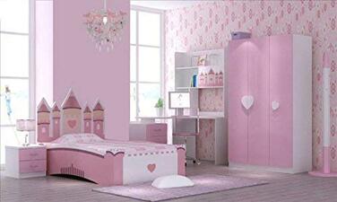 Абажур для дитячої спальні для дівчаток (єдиноріг)