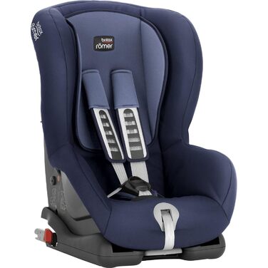 Дитяче автокрісло BRITAX ROMER 9-18 кг DUO plus, гнучке встановлення та посилений захист для дітей (група 1), від 9 місяців до 4 років, Moonlight Blue