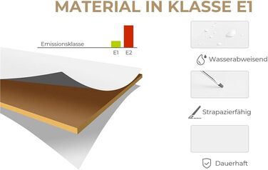 Нічний столик Yaheetech з 3 висувними ящиками, 2 розетками AC та 2 USB-портами, для спальні/вітальні