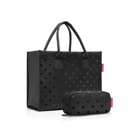 Набір Reisenthel Daily Shopper Set Glossy Dots Black - ідеальний подарунок!