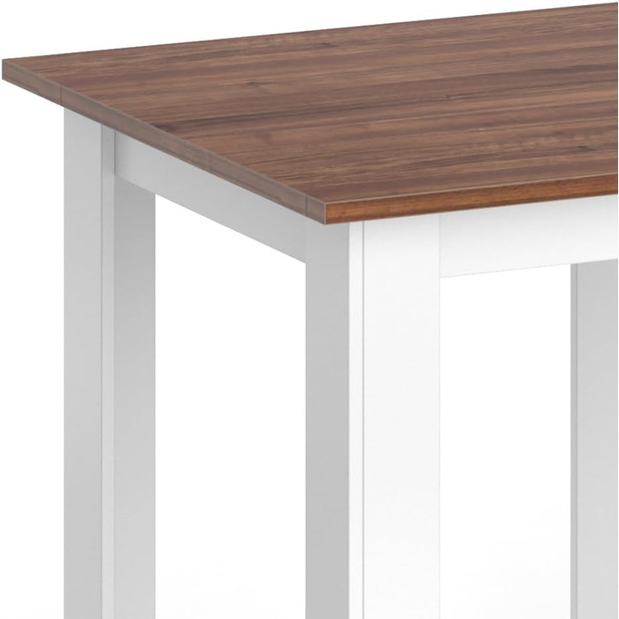 Стільниця для обіднього столу Vicco Karlos, 80x80 см, антрацит, горіхове дерево