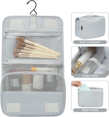 Набір органайзерів для одягу в валізу BAGAIL, 10 шт., різні розміри, дорожні пакувальні куби для ручної поклажі та коферів, світло-сірий