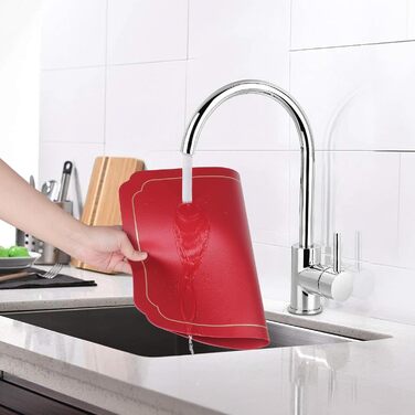 Набори підставки під тарілки Fanquare, 6 шт., зелені, прямокутні, з екошкіри, з золотим кантом. Стійкі до нагрівання, миючіся, антиковзаючі підставки для обіднього столу, весільної декоації. Розмір 45 * 30 см.