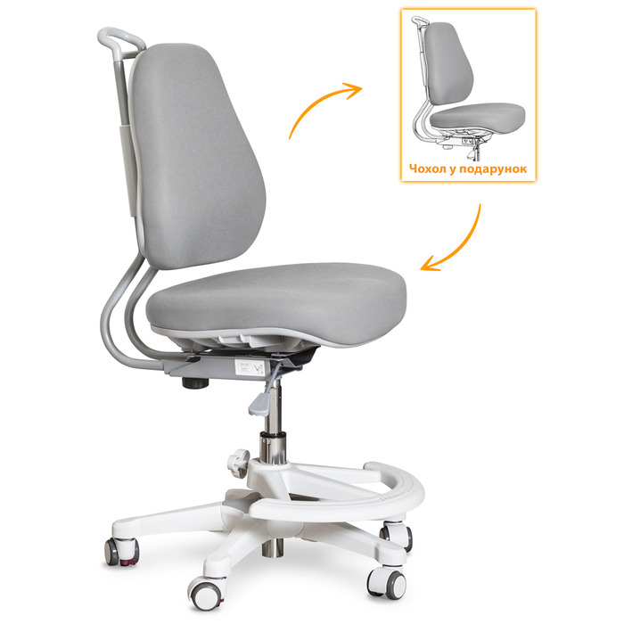 Дитяче крісло Evo-Kids Mio Ergo Lite Grey (арт.Y-507 Lite G)