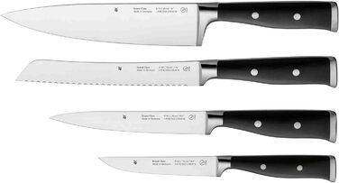 Набір ножів Grand Class від WMF: 5 предметів, німецька якість, ковані леза, бамбуковий блок, Performance Cut