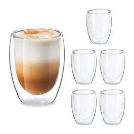 Келихи Relaxdays Latte Macchiato 350 мл