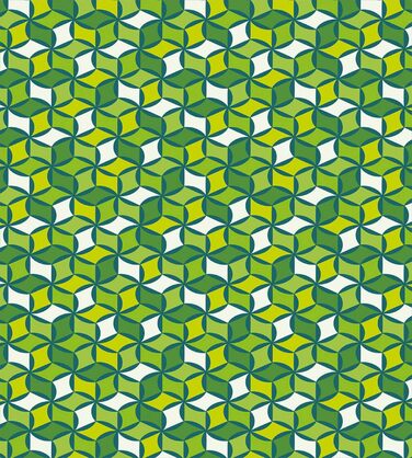 Абстрактний набір підковдр для односпальних ліжок, сучасне геометричне формування, захист від кліщів для алергіків Підходить з наволочкою, 130 x 200 см - 70 x 50 см, Папороть Зелений Лайм Зелений