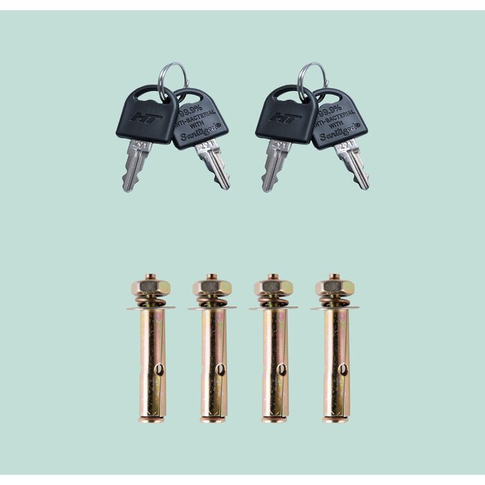 Набір коробок для ключів Relaxdays (4 шт.)