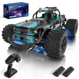 Радіокерований позашляховик Monstertruck 1:14 4WD 40 км/год з двома акумуляторами, світлодіодами, 2.4 GHz для піску, бруду - ідеальний подарунок для дітей та дорослих