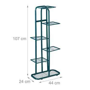 Сходинка для квітів Relaxdays з металу, 6 ярусів