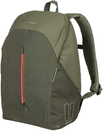 Велосипедний рюкзак Basil Unisex B-safe (1 упаковка) 29x14x45см оливково-зелений