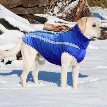Пальто для собак зимове, водонепроникне та світловідбиваюче, на флісовій підкладці, для собак