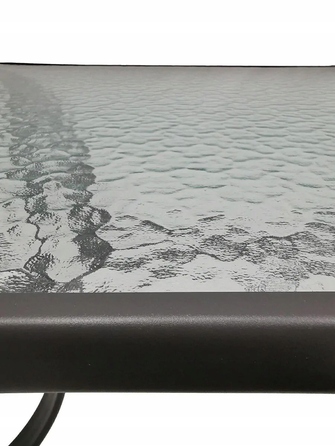 Комплект садових меблів із металу Kontrast, сірий, 7 предметів