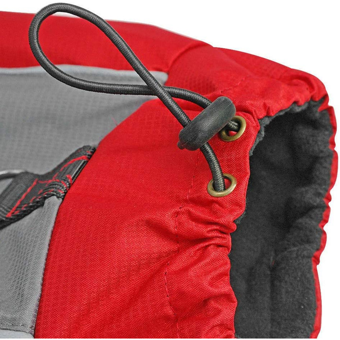 Осінньо-зимовий одяг для собак AxSpeed, тепла водонепроникна куртка з м'якою підкладкою червоного кольору