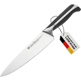 Ніж кухарський Grossman 282ON з нержавіючої сталі, 33 см, ергономічна ручка