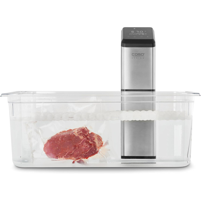 CASO SV400 Sous Vide Stick - Тест-переможець, для контейнерів до 20л, IPX7, компактний дизайн