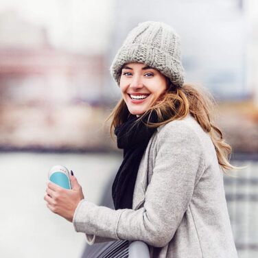 Infray грілка для рук USB, акумулятор 5200mAh, електрична грілка для рук з двостороннім нагрівом, синій - ідеальний подарунок на зиму для жінок та чоловіків