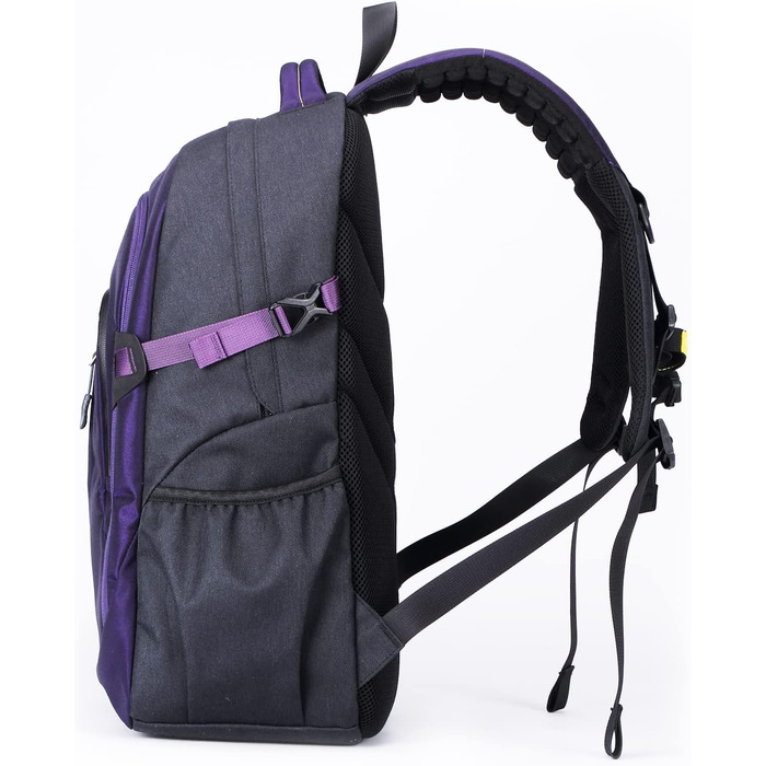 Серія SN57605, шкільний рюкзак, міський та діловий рюкзак, 30 л, для ноутбуків до 17 дюймів, водонепроникний, опція (SN57605-7B) еластична та пружинна система (фіолетова)