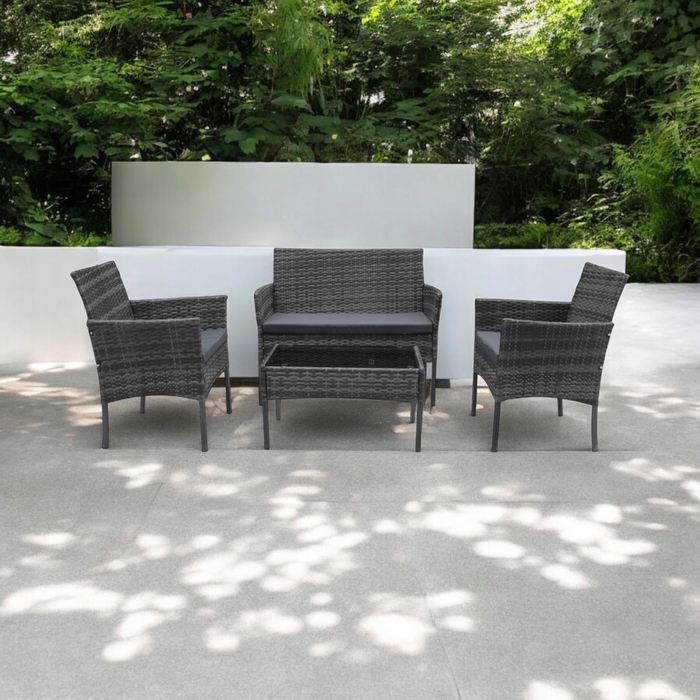 Комплект садових меблів із техноротанга MTG Trade Group, бежевий, 4 предмети