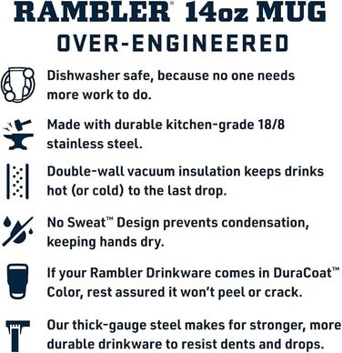 Термос YETI Rambler 14 oz (414 мл) з кришкою MagSlider, білий