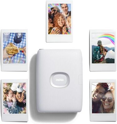 Друк фото з телефону INSTAX Mini LINK 2, Компактний принтер, Білий, Clay White