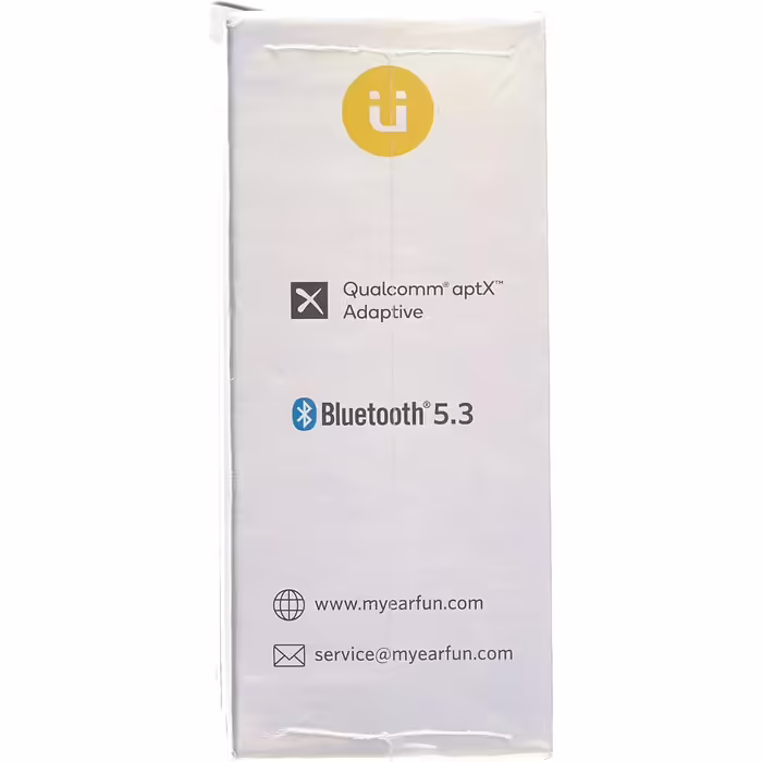 EarFun Free Pro 3 бездротові Bluetooth навушники з шумозаглушенням, Hi-Res Audio, Snapdragon Sound, aptX Adaptive, 6 мікрофонів для HD-дзвінків, Multipoint, акумулятор 33 год, бездротова зарядка, налаштовуваний еквалайзер, сині