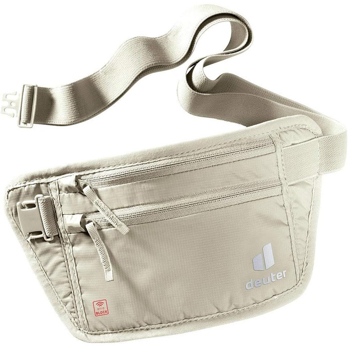 Пояс для грошей Deuter Security Money Belt II RFID-блок Fanny Pack (один розмір, пісок)