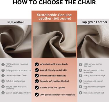 Крісло для офісу EMIAH з масажем, ергономічне електричне крісло з підніжкою, велике крісло для комп'ютера, крісло Zero Gravity, крісло-реклайнер для дому (Хакі), еко-шкіра