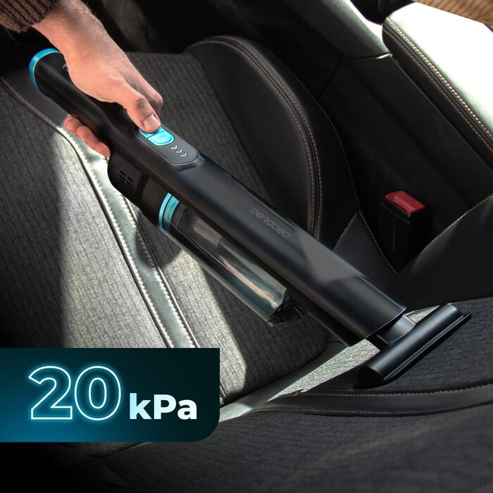 Ручний пилосос Cecotec Conga Rockstar: 210 Вт, цифровий, 20 кПа, до 40 хв роботи, 2 режими, аксесуари для килимів та матраців, сірий (Micro + Animal)