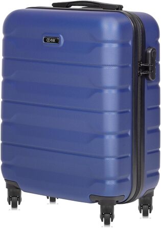 Велика валіза Колір 76x49x29 см Розмір Дорожня валіза на 4 колесах з ABS Цифровий замок Місткість 108 (синій, S)