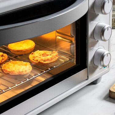 Мультифурна Cecotec Bake&Toast 1090 Black - 23 л, 1000 Вт, таймер, регулювання температури до 230ºC, решітка-гриль, лопатка