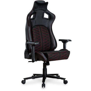 Геймерське крісло Cyberlux Hermes Fabric Black Red (арт. GM-403 B/R)