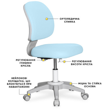 Дитяче крісло Evo-kids Limpi Blue (арт.Y-212 KBL)
