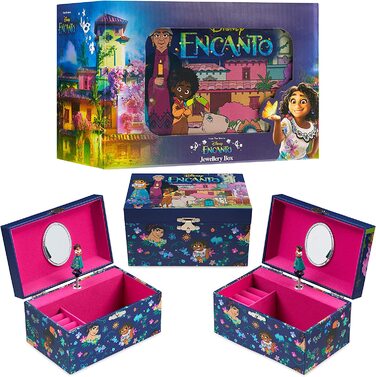 Скринька для коштовностей Disney Encanto для дівчаток, Музична скринька із зображенням крижаної королеви Аріель або Мірабель, Музична скринька для дітей, (мульти-скринька)