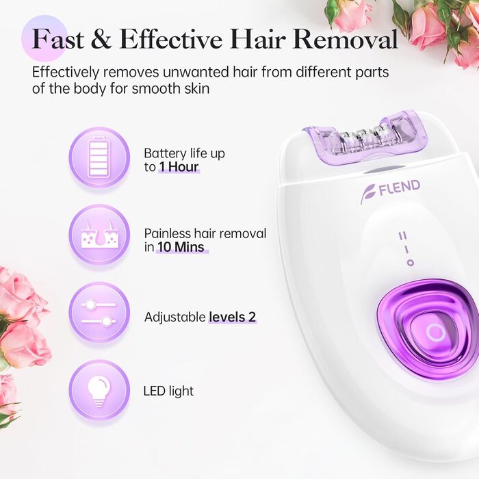 Епілятор Women & Facial Hair Remover, в т.ч. Тример для брів зі світлодіодом (Zll-1009-1)