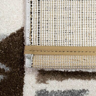 Килим-мрія, килим для дитячої кімнати, килимок для ігор, намет для індіанців з ведмедями, кактус, каное, розмір ялини (160x230 см, сірий кремово-коричневий)