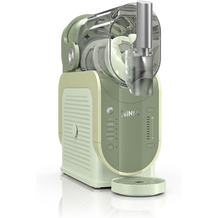 Машина для приготування смузі Ninja SLUSHi FS301EUPK (зелена): смузі, коктейлі, фраппе, молочні коктейлі, заморожені соки