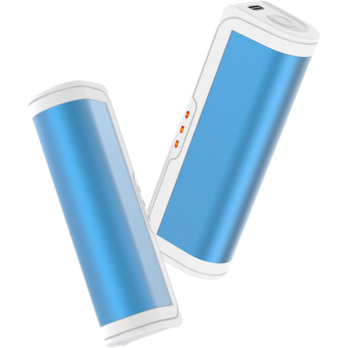 Електричні грілки для рук 2 шт. - USB перезаряджувані, 3 режими нагріву, для дітей та жінок (блакитні)