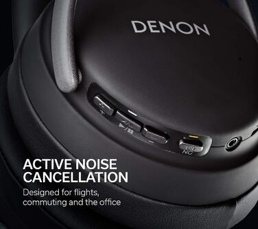 Бездротові накладні навушники Denon AH-GC30, ANC, Bluetooth, Hi-res, мікрофон, 20 годин акумулятора (білий)