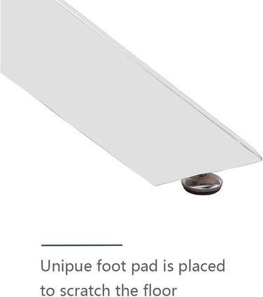 Стіл обідній Goldfan Classic зі скла та хромованих ніжок, 80x80x75 см