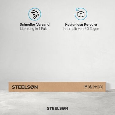 Розсувна бічна маркіза STEELSØN Zirella 180x400 см, алюмінієва, антрацит, захисна шторка для балкона та саду