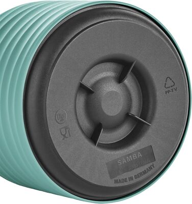 Термос Emsa Samba Wave Isolierkanne, 1 літр, Quick Press, скло, зелений, Made in Germany